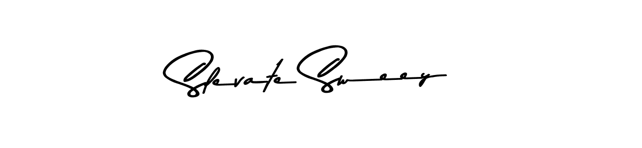 The best way (Asem Kandis PERSONAL USE) to make a short signature is to pick only two or three words in your name. The name Slevate Sweey include a total of six letters. For converting this name. Slevate Sweey signature style 9 images and pictures png