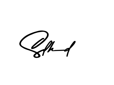 How to make Slhd name signature. Use Asem Kandis PERSONAL USE style for creating short signs online. This is the latest handwritten sign. Slhd signature style 9 images and pictures png