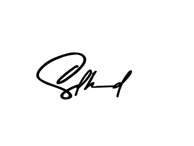 How to make Slhd name signature. Use Asem Kandis PERSONAL USE style for creating short signs online. This is the latest handwritten sign. Slhd signature style 9 images and pictures png