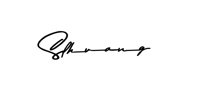 Use a signature maker to create a handwritten signature online. With this signature software, you can design (Asem Kandis PERSONAL USE) your own signature for name Slhuang. Slhuang signature style 9 images and pictures png