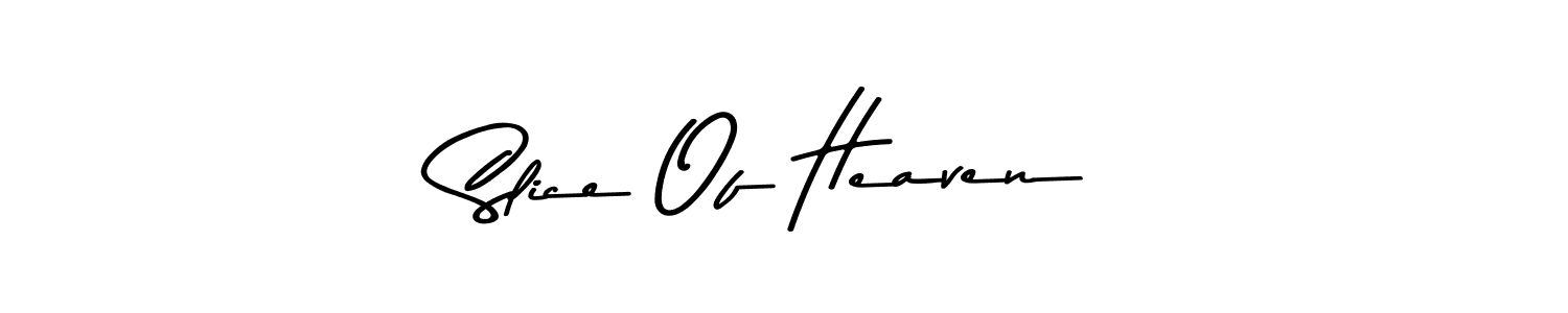 Make a beautiful signature design for name Slice Of Heaven. Use this online signature maker to create a handwritten signature for free. Slice Of Heaven signature style 9 images and pictures png