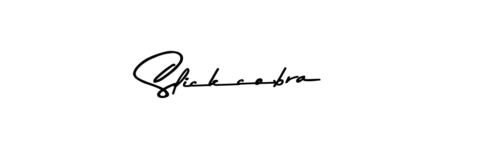 Design your own signature with our free online signature maker. With this signature software, you can create a handwritten (Asem Kandis PERSONAL USE) signature for name Slickcobra. Slickcobra signature style 9 images and pictures png