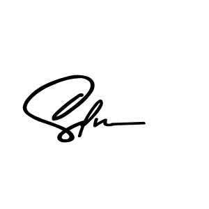 Also we have Sln name is the best signature style. Create professional handwritten signature collection using Asem Kandis PERSONAL USE autograph style. Sln signature style 9 images and pictures png