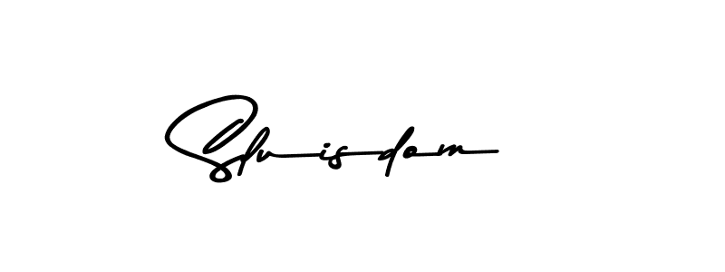 It looks lik you need a new signature style for name Sluisdom. Design unique handwritten (Asem Kandis PERSONAL USE) signature with our free signature maker in just a few clicks. Sluisdom signature style 9 images and pictures png