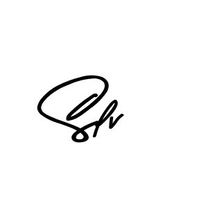 Use a signature maker to create a handwritten signature online. With this signature software, you can design (Asem Kandis PERSONAL USE) your own signature for name Slv. Slv signature style 9 images and pictures png