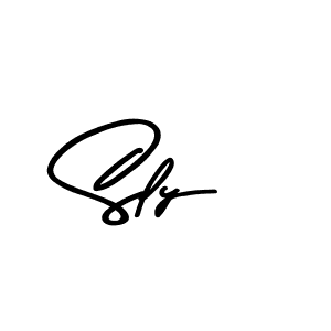 Similarly Asem Kandis PERSONAL USE is the best handwritten signature design. Signature creator online .You can use it as an online autograph creator for name Sly. Sly signature style 9 images and pictures png