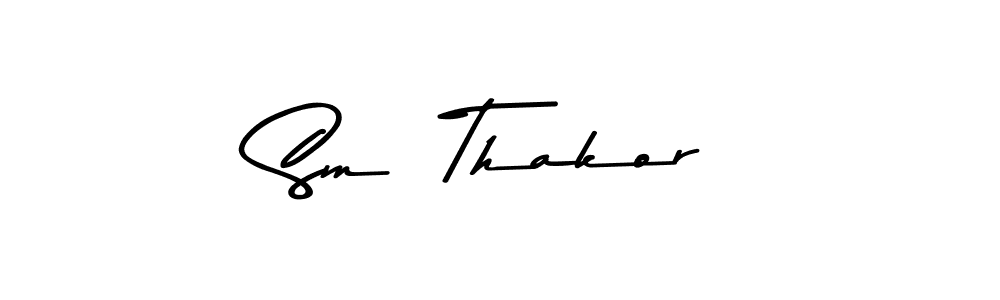 Here are the top 10 professional signature styles for the name Sm  Thakor. These are the best autograph styles you can use for your name. Sm  Thakor signature style 9 images and pictures png