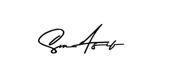 How to make Sm Asif signature? Asem Kandis PERSONAL USE is a professional autograph style. Create handwritten signature for Sm Asif name. Sm Asif signature style 9 images and pictures png