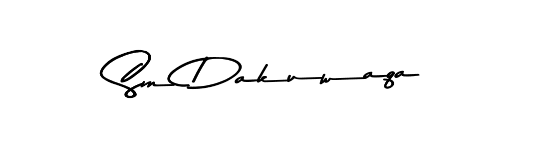 Make a beautiful signature design for name Sm Dakuwaqa. With this signature (Asem Kandis PERSONAL USE) style, you can create a handwritten signature for free. Sm Dakuwaqa signature style 9 images and pictures png