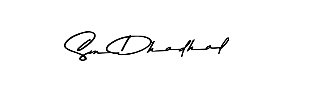 Here are the top 10 professional signature styles for the name Sm Dhadhal. These are the best autograph styles you can use for your name. Sm Dhadhal signature style 9 images and pictures png