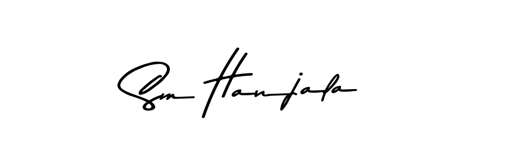 Make a beautiful signature design for name Sm Hanjala. With this signature (Asem Kandis PERSONAL USE) style, you can create a handwritten signature for free. Sm Hanjala signature style 9 images and pictures png