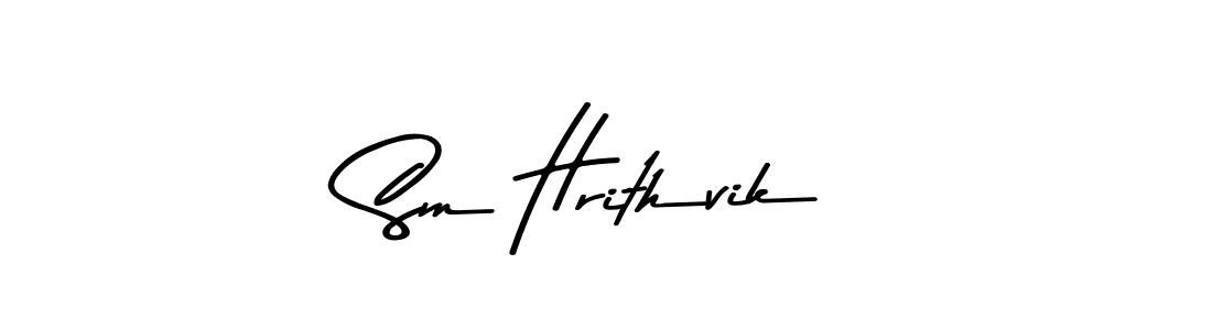 Asem Kandis PERSONAL USE is a professional signature style that is perfect for those who want to add a touch of class to their signature. It is also a great choice for those who want to make their signature more unique. Get Sm Hrithvik name to fancy signature for free. Sm Hrithvik signature style 9 images and pictures png
