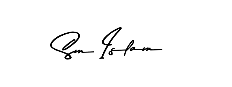 Also You can easily find your signature by using the search form. We will create Sm Islam name handwritten signature images for you free of cost using Asem Kandis PERSONAL USE sign style. Sm Islam signature style 9 images and pictures png