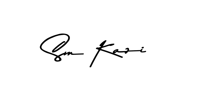 Asem Kandis PERSONAL USE is a professional signature style that is perfect for those who want to add a touch of class to their signature. It is also a great choice for those who want to make their signature more unique. Get Sm Kazi name to fancy signature for free. Sm Kazi signature style 9 images and pictures png