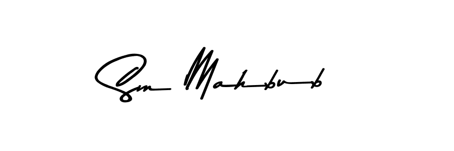 Make a beautiful signature design for name Sm Mahbub. With this signature (Asem Kandis PERSONAL USE) style, you can create a handwritten signature for free. Sm Mahbub signature style 9 images and pictures png