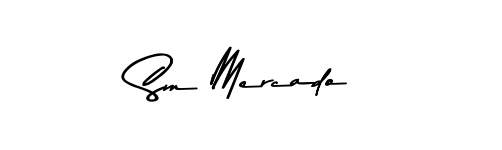 How to make Sm Mercado signature? Asem Kandis PERSONAL USE is a professional autograph style. Create handwritten signature for Sm Mercado name. Sm Mercado signature style 9 images and pictures png