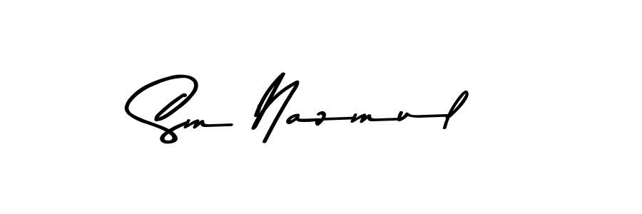 if you are searching for the best signature style for your name Sm Nazmul. so please give up your signature search. here we have designed multiple signature styles  using Asem Kandis PERSONAL USE. Sm Nazmul signature style 9 images and pictures png