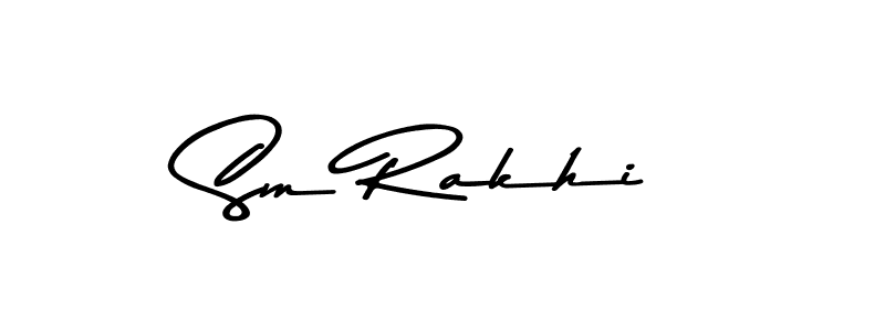 The best way (Asem Kandis PERSONAL USE) to make a short signature is to pick only two or three words in your name. The name Sm Rakhi include a total of six letters. For converting this name. Sm Rakhi signature style 9 images and pictures png