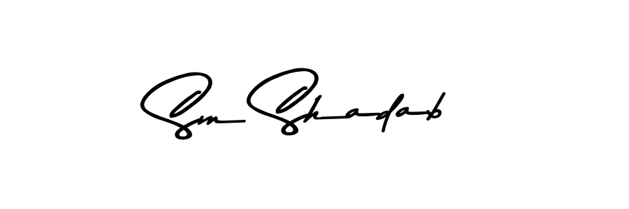 Here are the top 10 professional signature styles for the name Sm Shadab. These are the best autograph styles you can use for your name. Sm Shadab signature style 9 images and pictures png