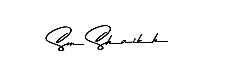 Also we have Sm Shaikh name is the best signature style. Create professional handwritten signature collection using Asem Kandis PERSONAL USE autograph style. Sm Shaikh signature style 9 images and pictures png