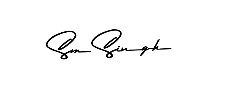 Also You can easily find your signature by using the search form. We will create Sm Singh name handwritten signature images for you free of cost using Asem Kandis PERSONAL USE sign style. Sm Singh signature style 9 images and pictures png