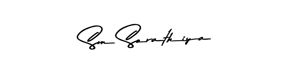 The best way (Asem Kandis PERSONAL USE) to make a short signature is to pick only two or three words in your name. The name Sm Sorathiya include a total of six letters. For converting this name. Sm Sorathiya signature style 9 images and pictures png