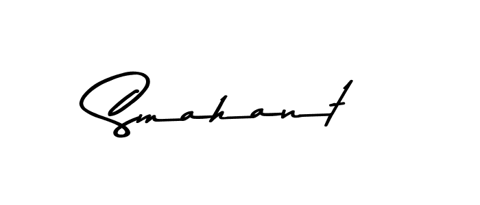 Here are the top 10 professional signature styles for the name Smahant. These are the best autograph styles you can use for your name. Smahant signature style 9 images and pictures png