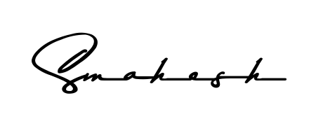 Personalize your online presence with Smahesh signature rendered in elegant Asem Kandis PERSONAL USE font. Great for website footers and blogs. Smahesh signature style 9 images and pictures png
