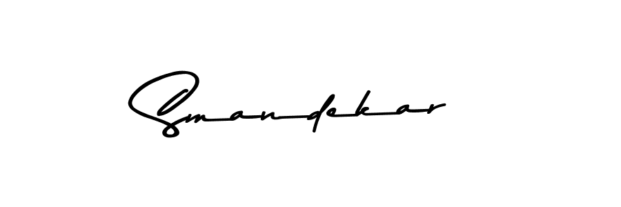 Smandekar stylish signature style. Best Handwritten Sign (Asem Kandis PERSONAL USE) for my name. Handwritten Signature Collection Ideas for my name Smandekar. Smandekar signature style 9 images and pictures png