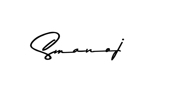 How to make Smanoj signature? Asem Kandis PERSONAL USE is a professional autograph style. Create handwritten signature for Smanoj name. Smanoj signature style 9 images and pictures png