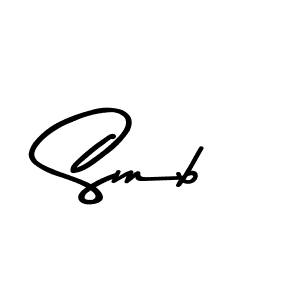 Also we have Smb name is the best signature style. Create professional handwritten signature collection using Asem Kandis PERSONAL USE autograph style. Smb signature style 9 images and pictures png