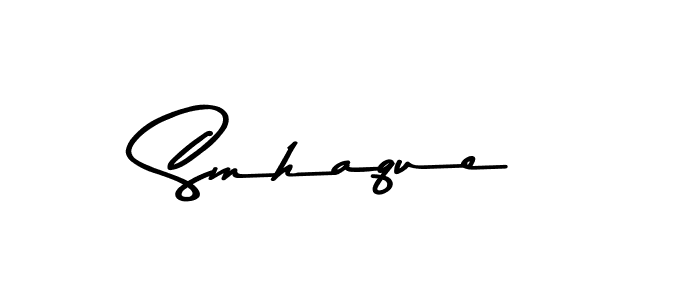 Smhaque stylish signature style. Best Handwritten Sign (Asem Kandis PERSONAL USE) for my name. Handwritten Signature Collection Ideas for my name Smhaque. Smhaque signature style 9 images and pictures png