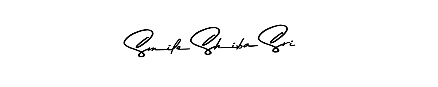 Smile Shiba Sri stylish signature style. Best Handwritten Sign (Asem Kandis PERSONAL USE) for my name. Handwritten Signature Collection Ideas for my name Smile Shiba Sri. Smile Shiba Sri signature style 9 images and pictures png