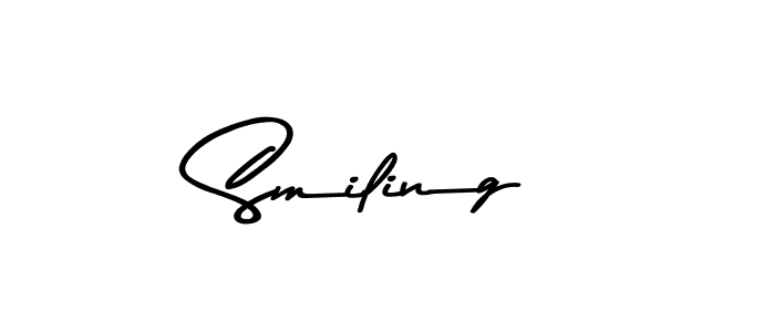 How to make Smiling name signature. Use Asem Kandis PERSONAL USE style for creating short signs online. This is the latest handwritten sign. Smiling signature style 9 images and pictures png