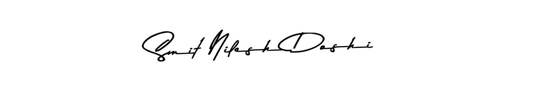 How to make Smit Nilesh Doshi signature? Asem Kandis PERSONAL USE is a professional autograph style. Create handwritten signature for Smit Nilesh Doshi name. Smit Nilesh Doshi signature style 9 images and pictures png