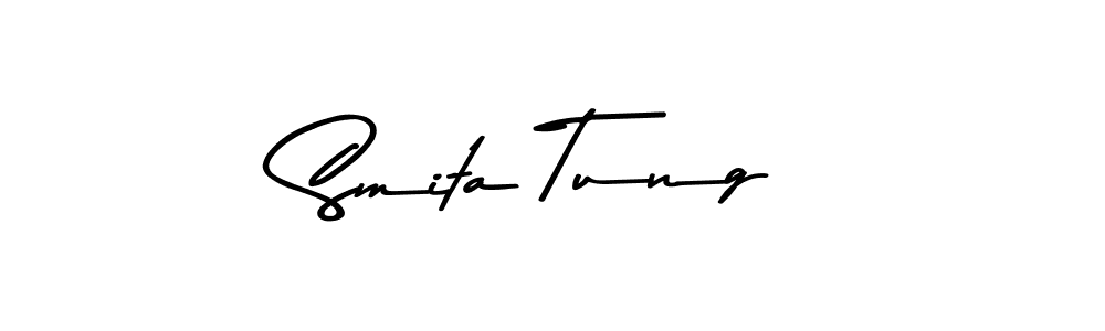 Smita Tung stylish signature style. Best Handwritten Sign (Asem Kandis PERSONAL USE) for my name. Handwritten Signature Collection Ideas for my name Smita Tung. Smita Tung signature style 9 images and pictures png