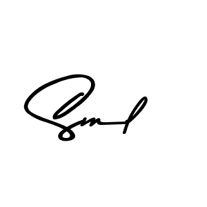 How to make Sml name signature. Use Asem Kandis PERSONAL USE style for creating short signs online. This is the latest handwritten sign. Sml signature style 9 images and pictures png