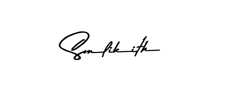 You should practise on your own different ways (Asem Kandis PERSONAL USE) to write your name (Smlikith) in signature. don't let someone else do it for you. Smlikith signature style 9 images and pictures png