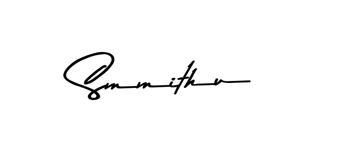 Smmithu stylish signature style. Best Handwritten Sign (Asem Kandis PERSONAL USE) for my name. Handwritten Signature Collection Ideas for my name Smmithu. Smmithu signature style 9 images and pictures png