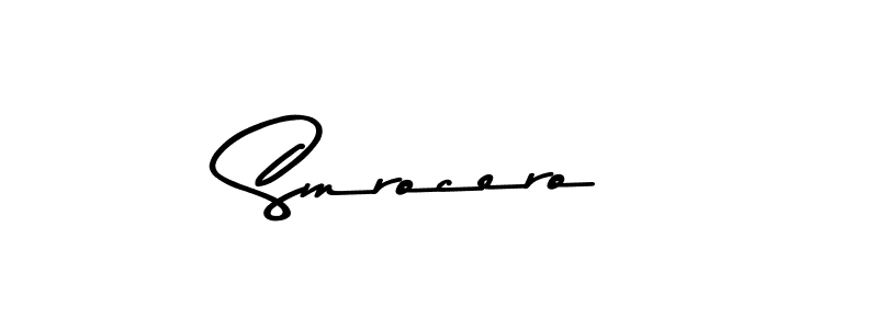 Asem Kandis PERSONAL USE is a professional signature style that is perfect for those who want to add a touch of class to their signature. It is also a great choice for those who want to make their signature more unique. Get Smrocero name to fancy signature for free. Smrocero signature style 9 images and pictures png