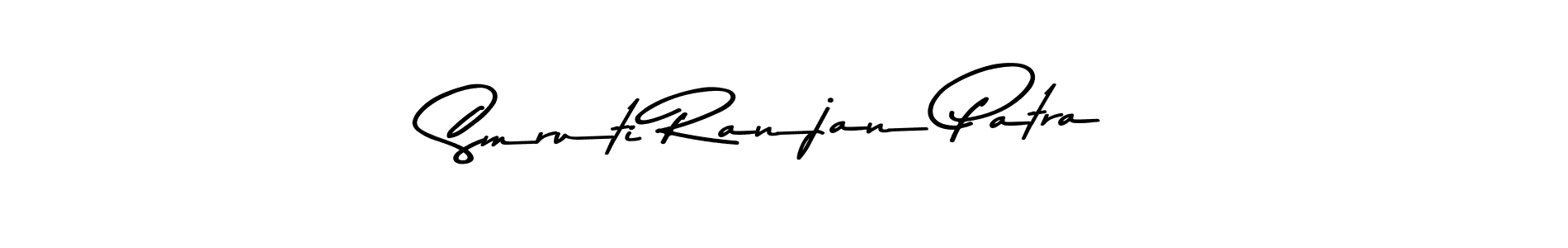 How to make Smruti Ranjan Patra name signature. Use Asem Kandis PERSONAL USE style for creating short signs online. This is the latest handwritten sign. Smruti Ranjan Patra signature style 9 images and pictures png