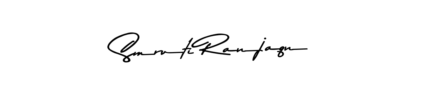 The best way (Asem Kandis PERSONAL USE) to make a short signature is to pick only two or three words in your name. The name Smruti Ranjaqn include a total of six letters. For converting this name. Smruti Ranjaqn signature style 9 images and pictures png