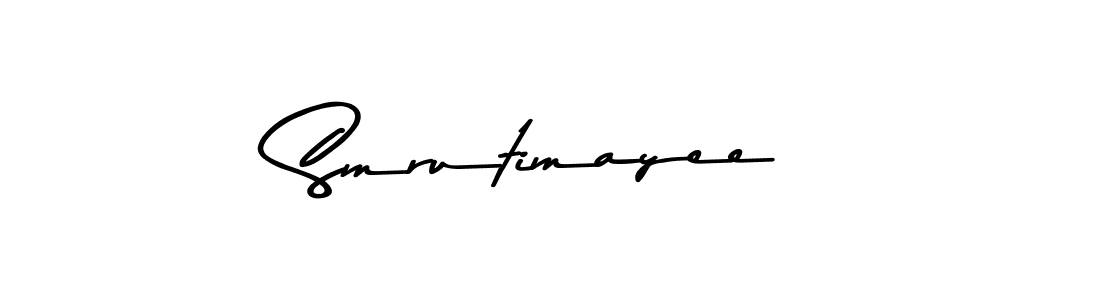 Design your own signature with our free online signature maker. With this signature software, you can create a handwritten (Asem Kandis PERSONAL USE) signature for name Smrutimayee. Smrutimayee signature style 9 images and pictures png