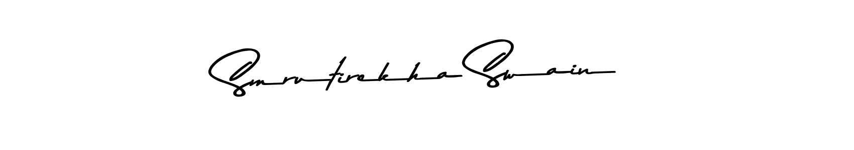 Smrutirekha Swain stylish signature style. Best Handwritten Sign (Asem Kandis PERSONAL USE) for my name. Handwritten Signature Collection Ideas for my name Smrutirekha Swain. Smrutirekha Swain signature style 9 images and pictures png