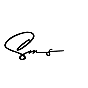 Design your own signature with our free online signature maker. With this signature software, you can create a handwritten (Asem Kandis PERSONAL USE) signature for name Sms. Sms signature style 9 images and pictures png