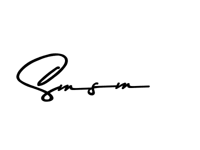 Also You can easily find your signature by using the search form. We will create Smsm name handwritten signature images for you free of cost using Asem Kandis PERSONAL USE sign style. Smsm signature style 9 images and pictures png