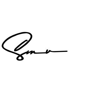 Design your own signature with our free online signature maker. With this signature software, you can create a handwritten (Asem Kandis PERSONAL USE) signature for name Smu. Smu signature style 9 images and pictures png