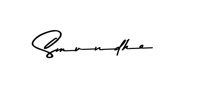 The best way (Asem Kandis PERSONAL USE) to make a short signature is to pick only two or three words in your name. The name Smundhe include a total of six letters. For converting this name. Smundhe signature style 9 images and pictures png