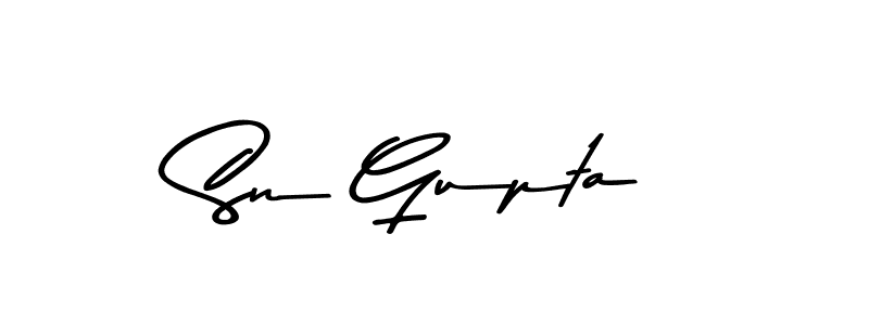 Make a beautiful signature design for name Sn Gupta. With this signature (Asem Kandis PERSONAL USE) style, you can create a handwritten signature for free. Sn Gupta signature style 9 images and pictures png