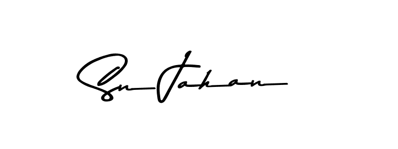 How to make Sn Jahan signature? Asem Kandis PERSONAL USE is a professional autograph style. Create handwritten signature for Sn Jahan name. Sn Jahan signature style 9 images and pictures png